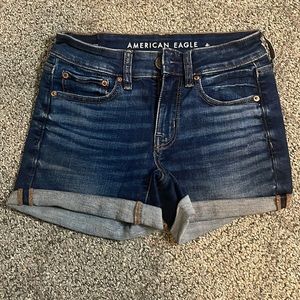 American eagle high waist Jean shorts